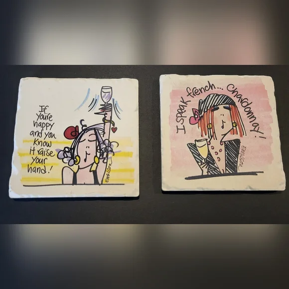 Multicolor Stone Coasters - Picture 1 of 7